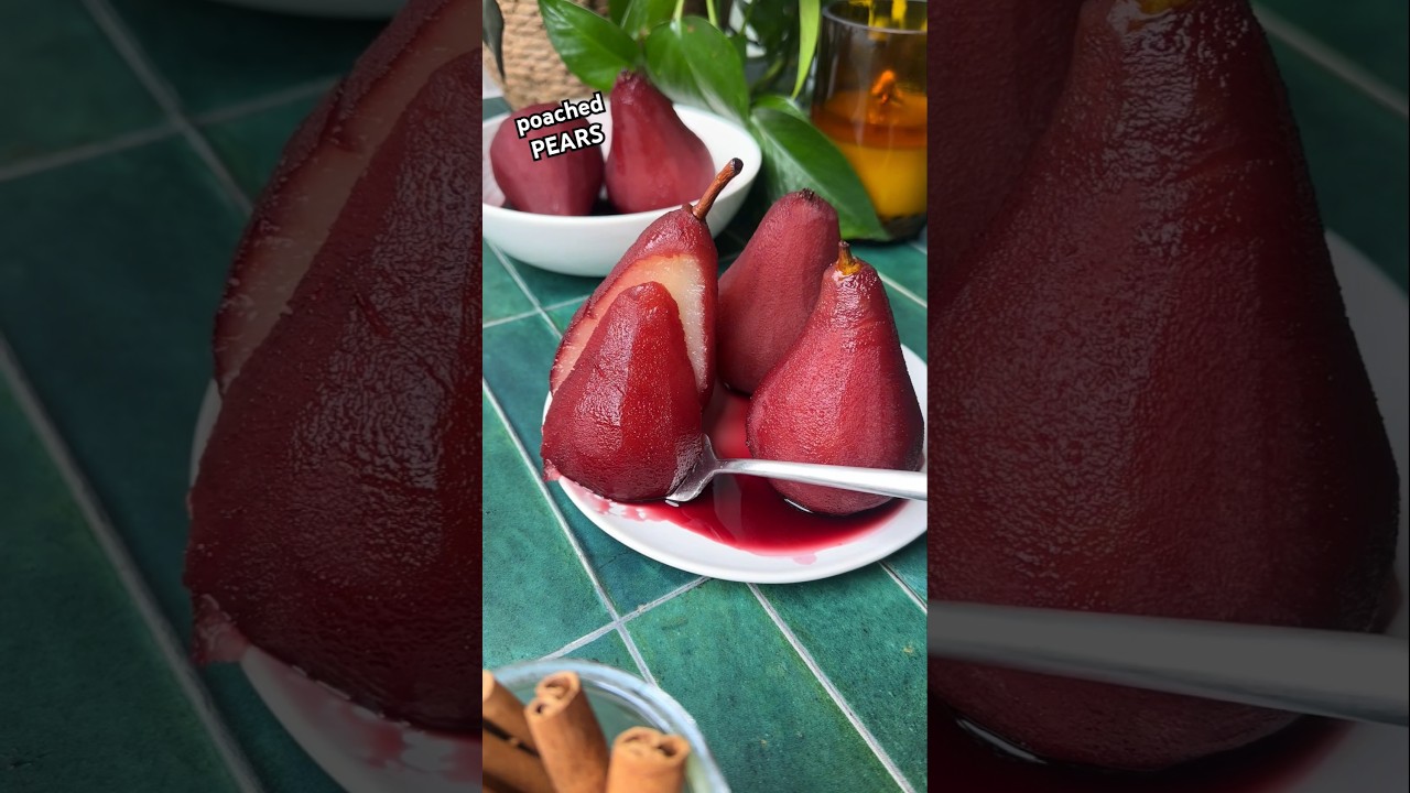 Груши, томленые в пряном вине