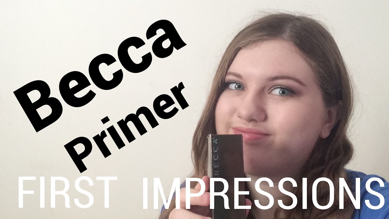 FIRST IMPRESSIONS! Becca Backlight Priming Filter