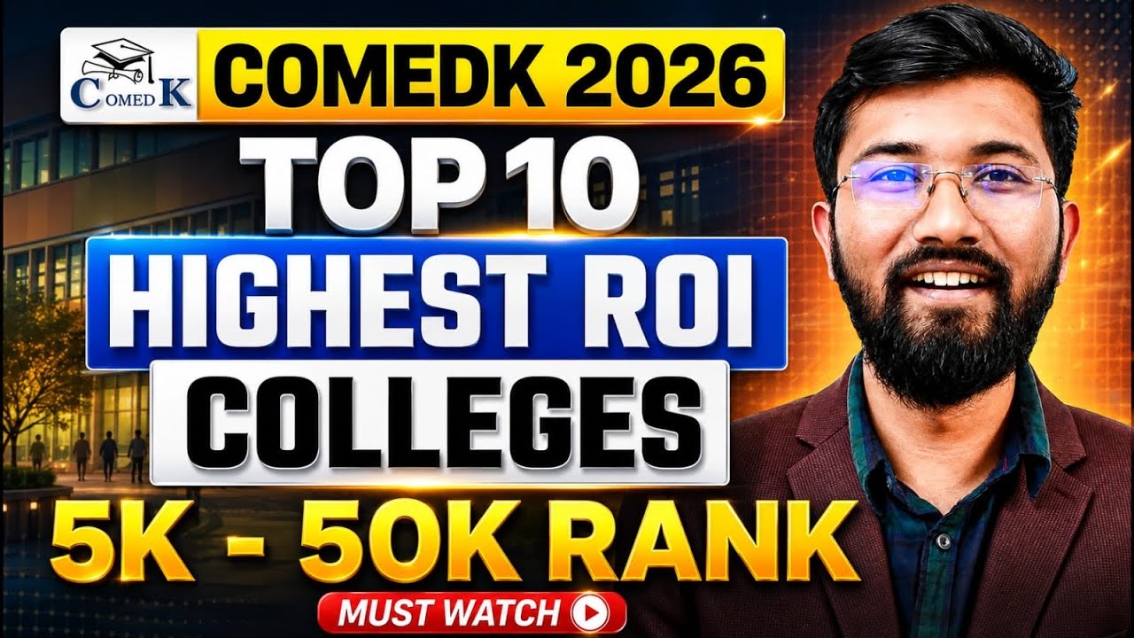 🏆 COMEDK 2026 Top 10 Highest ROI Colleges | Best Choices for 5K&ndash;50K Rank