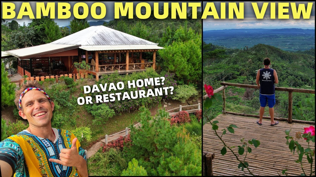 BEACH HOME TO MOUNTAIN RESTAURANT - Philippines Bamboo Viewpoint Surprise! (Davao)