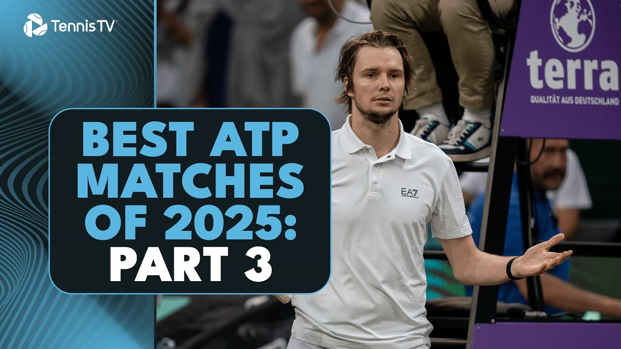 Bublik vs Sinner, Moutet vs Medvedev in Best ATP Tennis Matches Of 2025: Part 3
