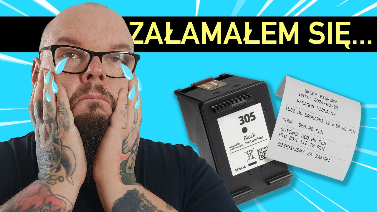 Rozciąłem kartridż z tuszem za 50 zł. ZOBACZ CO JEST W ŚRODKU! 😡