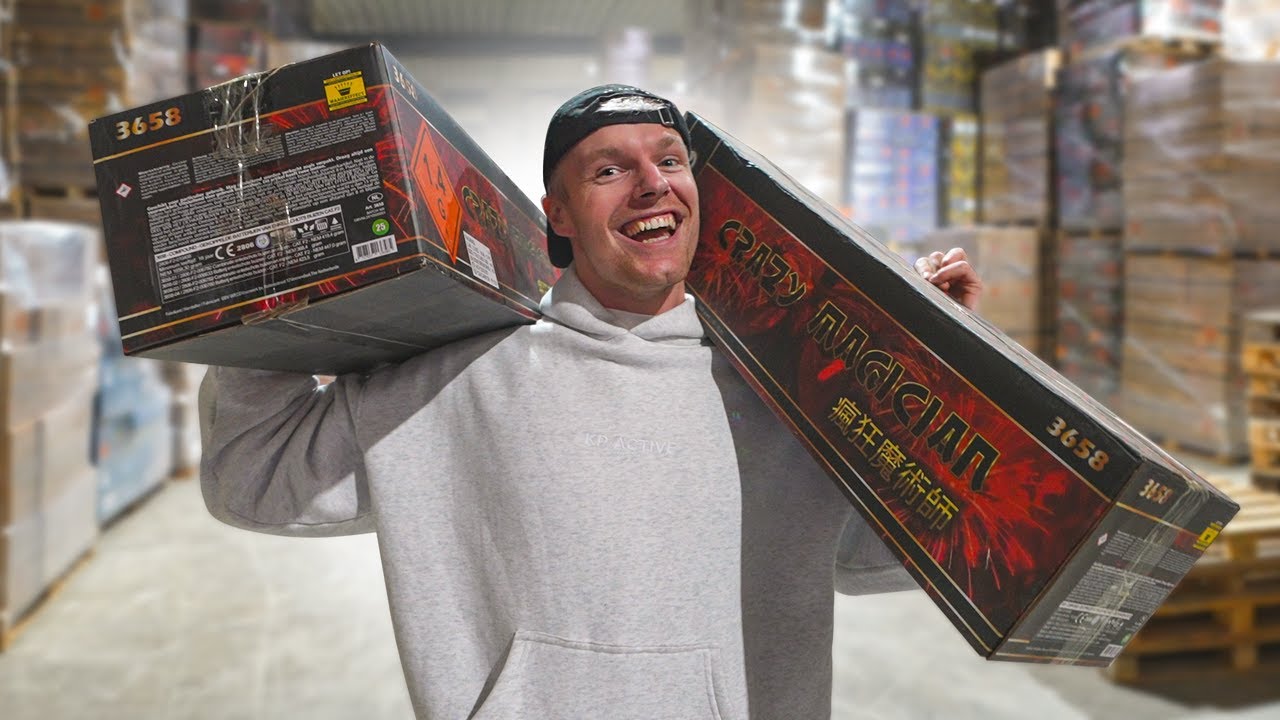 1 MILJOEN KILO VUURWERK BEKIJKEN IN DUITSLAND!! #4496 #4497
