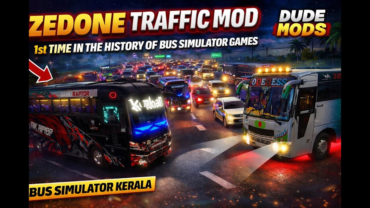 Zedone MOD Released for BSK| Bus Simulator Kerala| Beta