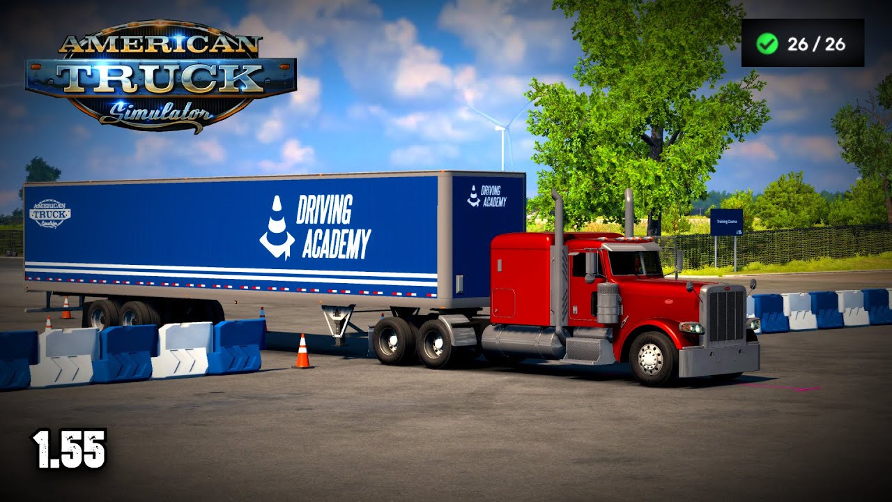 ✅ ATS - Driving Academy Proficiency - 100% Completed 26/26 ✅POV - (v1.55)