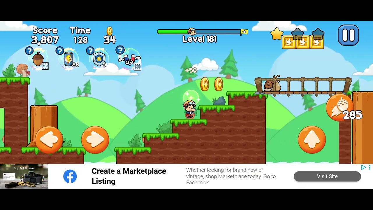 Leo's adventure jungle escape -Level 181-Game video #gamedevelopment #gamedevblog #gameplay 