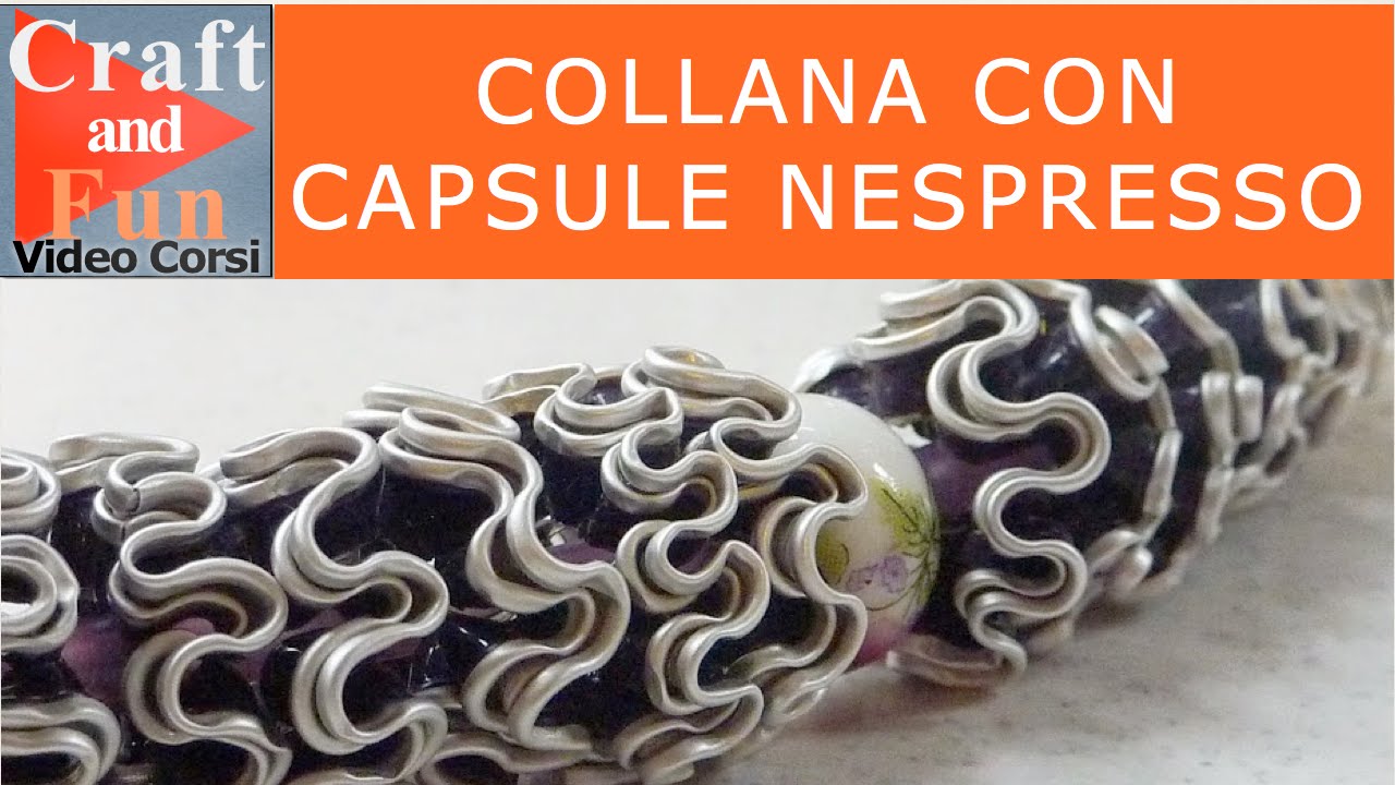 Collana con le capsule Nespresso