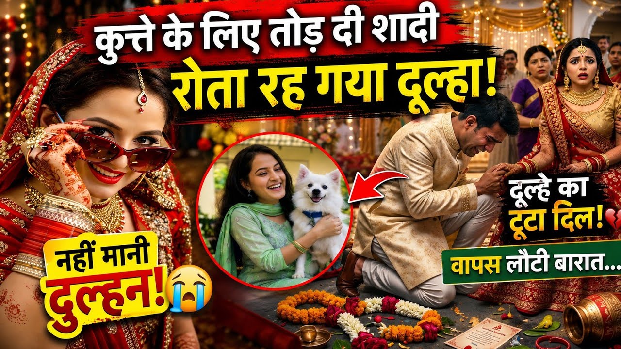 Uttar Pradesh फतेहपुर : मंडप में बवाल! कुत्ते के प्यार में पड़ी दुल्हन ने तोड़ी शादी | True Story