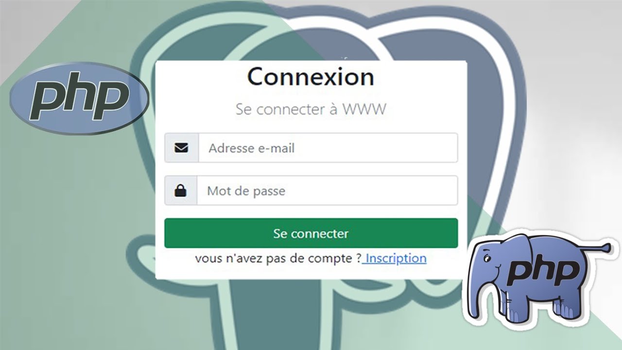 Tutoriel PHP : Système de Connexion avec PHP MySQL, Validation De Données.