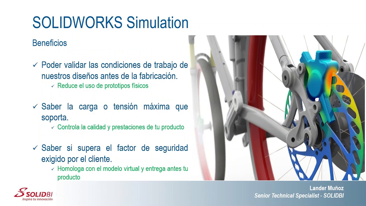 SOLIDWORKS Simulation - Análisis No Lineal
