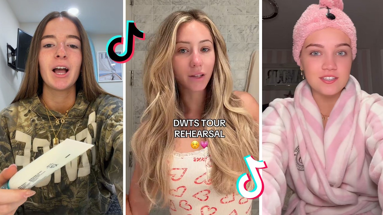Makeup Tutorial Tiktok Compilation - GRWM  ( Get Ready With Me ) ❤️(Skincare, Makeup, Outfits) 1875