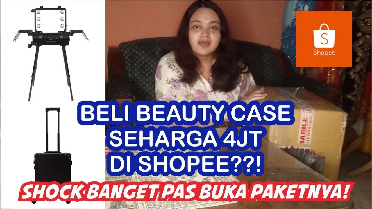 PROFESIONAL MUA KIT - UNBOXING + REVIEW BEAUTY CASE (ARMANDO CARUSO) BELI DI SHOPEE