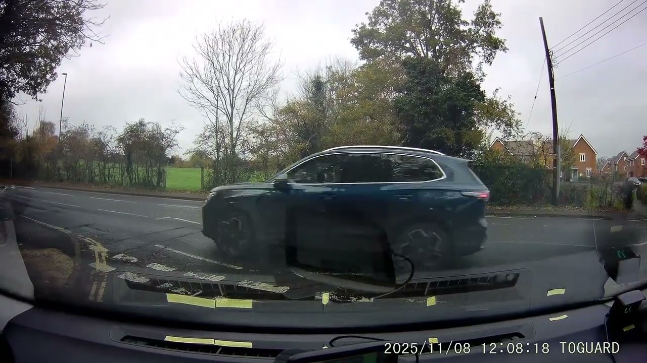 In real life test Sarah failed at move off angled start in Burgess hill