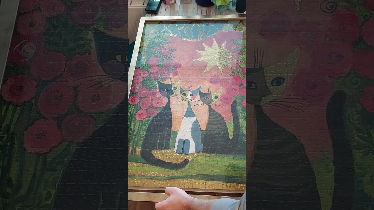 Wie klebe ich ein Puzzle kosteng&uuml;nstig? 2000 Teile werden wieder zu einem.
