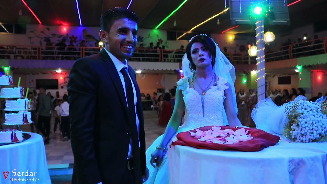 حفلات كورد  روج افا بكوباني اهالي شيران زفاف العروسين فؤاد و بهار اقيم الحفل في صالة نيروز رقم  3