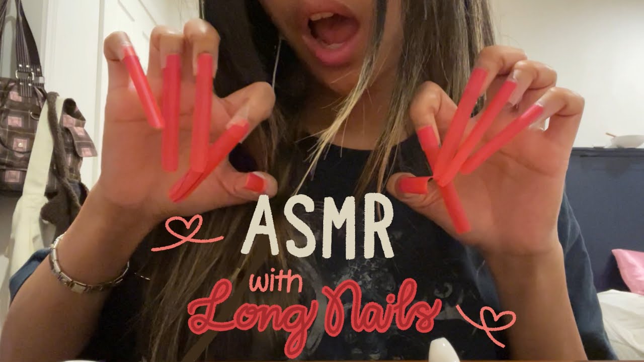 ASMR w/ long nails! ~ 20 minute trigger assortment