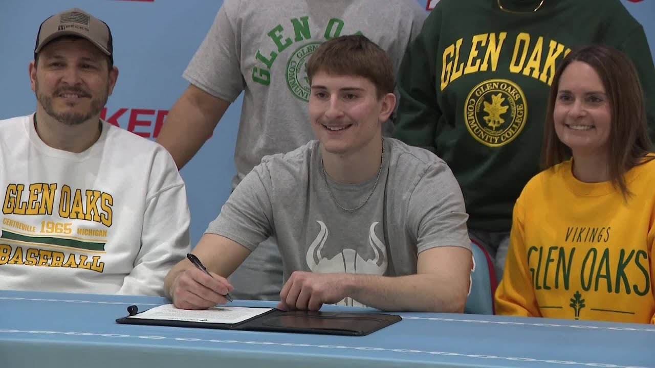 Levi Cook of Lakeland High School full interview on signing with Glen Oaks CC baseball program