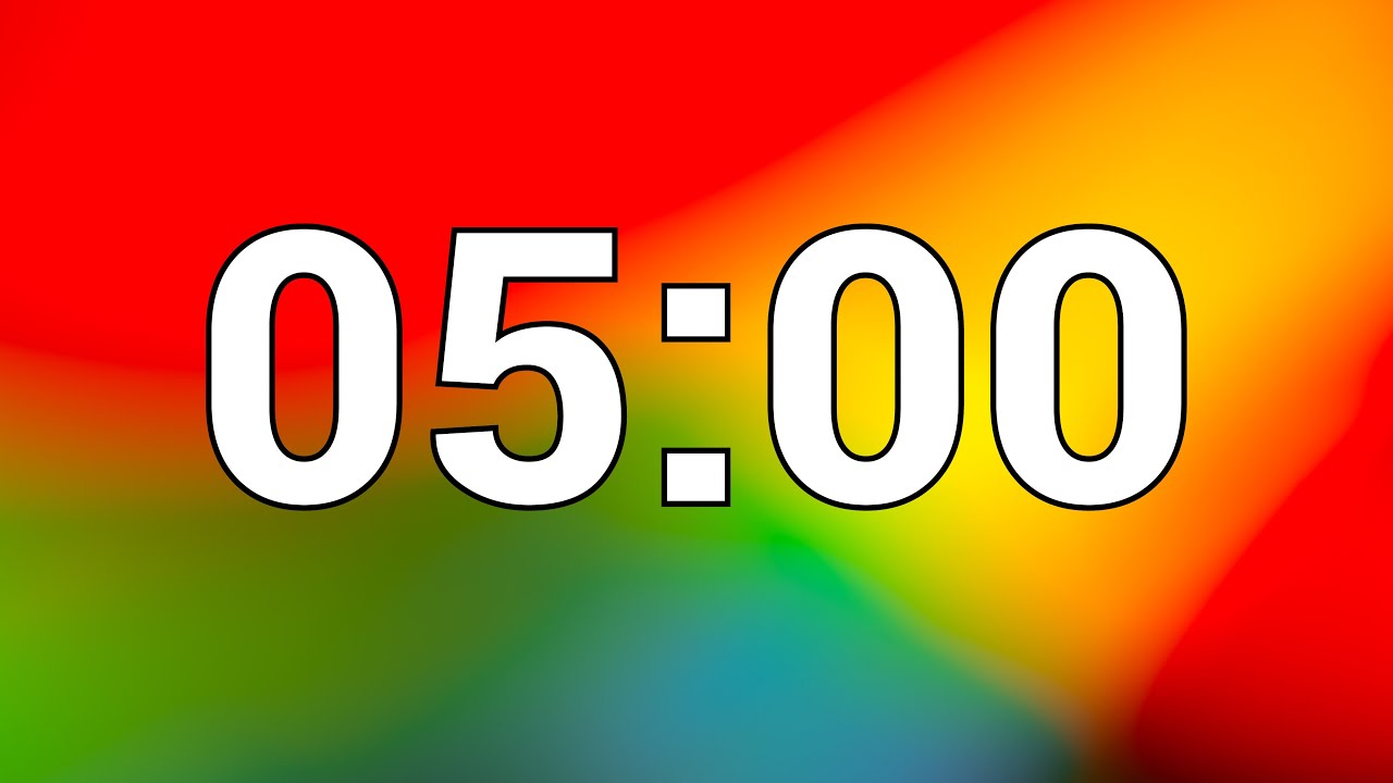 05 Minute Timer - No Ads  ||  Minuteur 05 Minutes - Pas de Publicité.  Des Minutes Pour Allah !