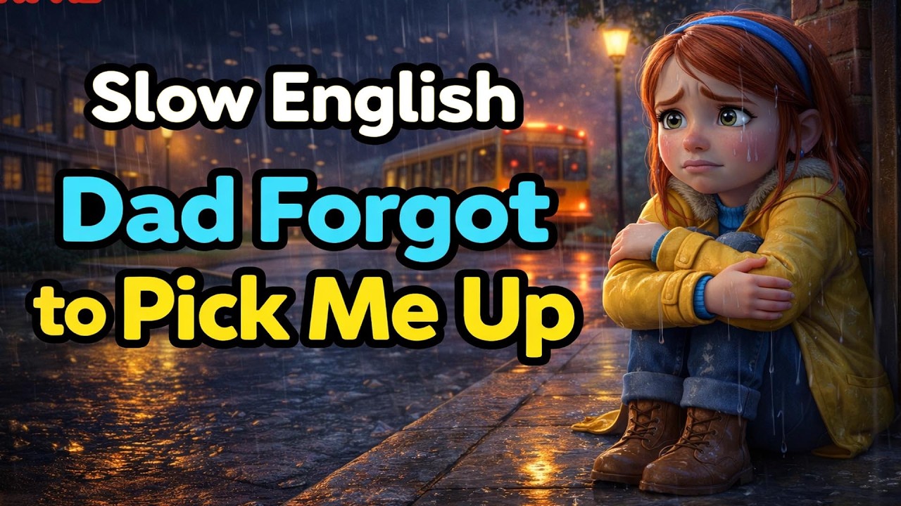 Dad Forgot to Pick Me Up | English Listening Practice for Beginners (A1 Level)