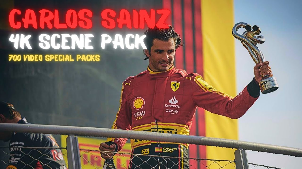 carlos sainz 4K scene pack *free to use*