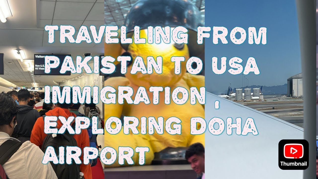 #Travelling from #Pakistan to #USA , #Exploring Doha Airport