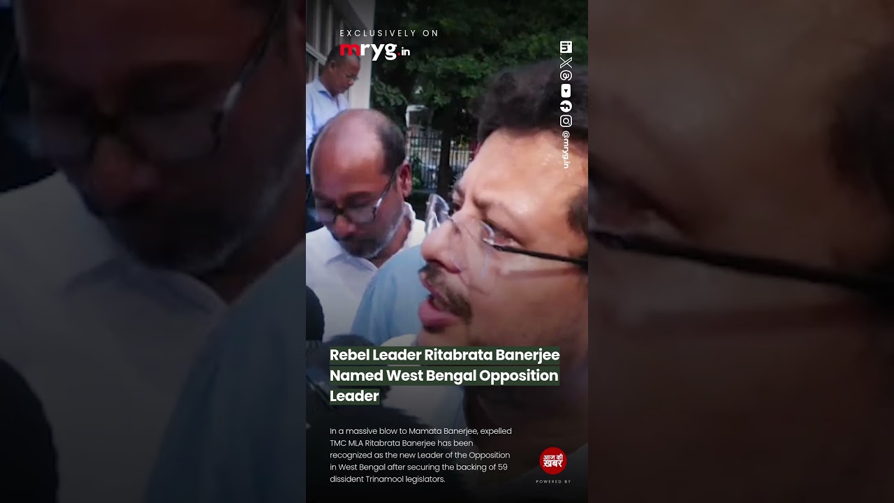 The Bengal Coup: How Ritabrata Banerjee Split TMC and Claimed the LoP Seat.