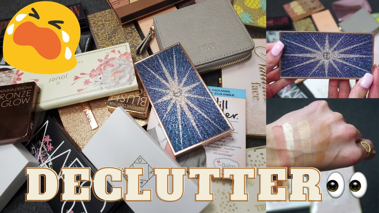 MY MOST SHOCKING DECLUTTER TO DATE // FACE PALETTE COLLECTION 2020