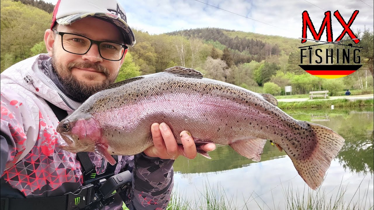 Ein Tag am Premiumteich/ Harter Start, super Ende/ Forellen fischen mit Kunstködern/ Trout Area