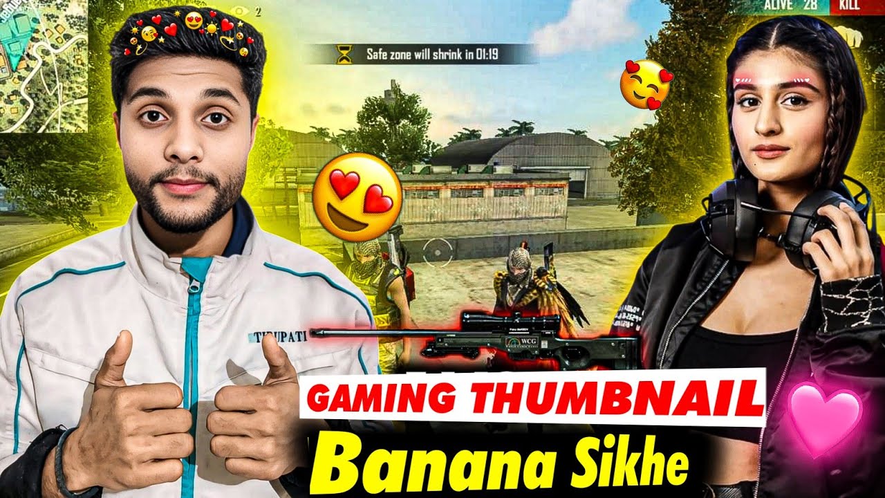 Gaming Thumbnail Kaise Banaen |🔥 How To Make Gaming Thumbnail