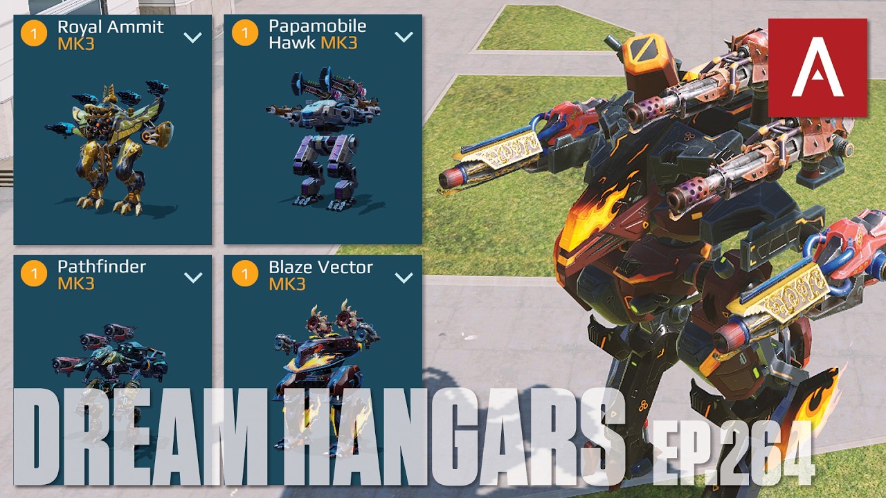 War Robots - Can This Flamethrower Rex Work In Champion League? Dream Hangars Episode 264