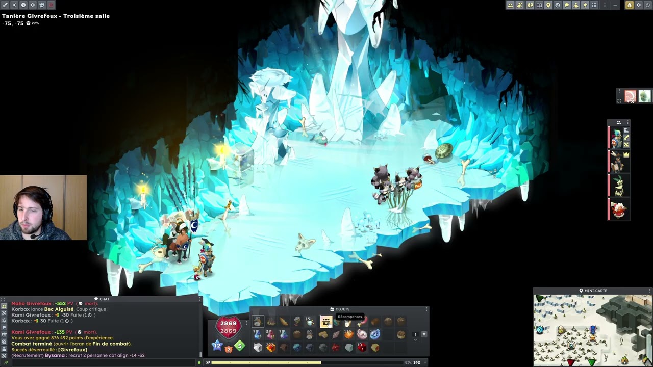 DOFUS 3.0 UNITY : Le dj de la tanière Givrefoux