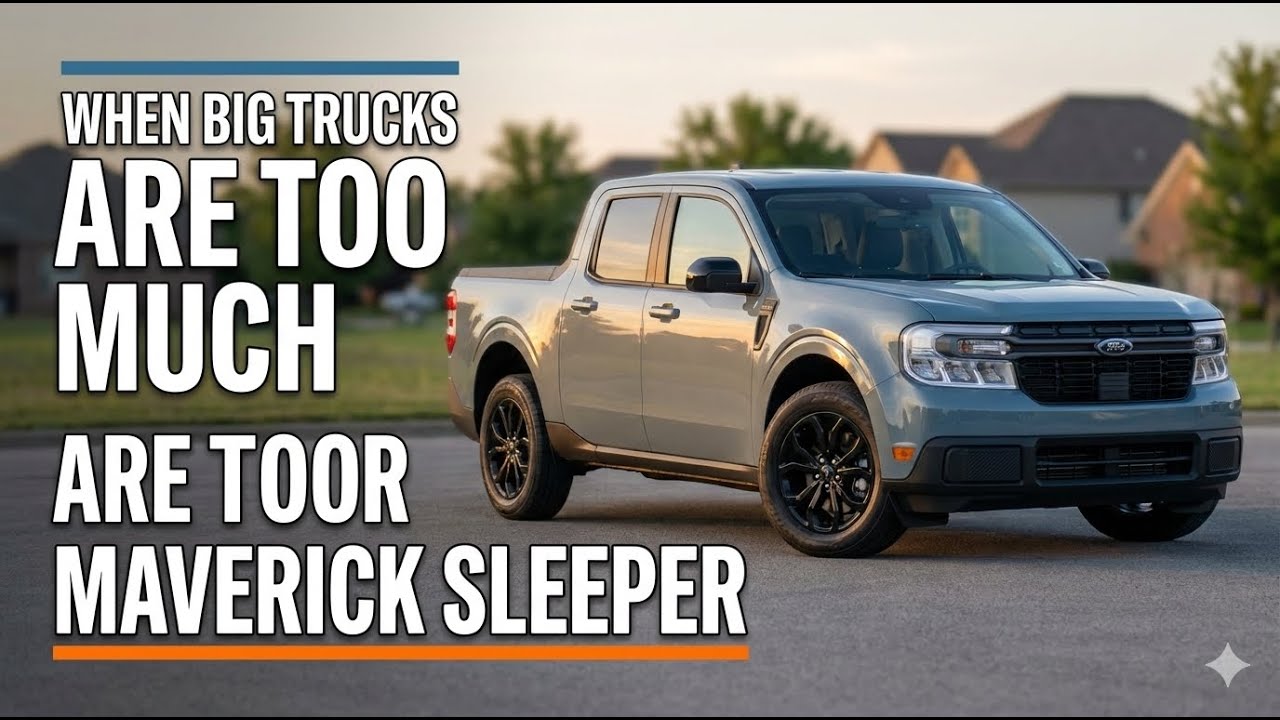 2024 Maverick Lariat AWD | Compact Truck Sleeper with 2.0 Turbo