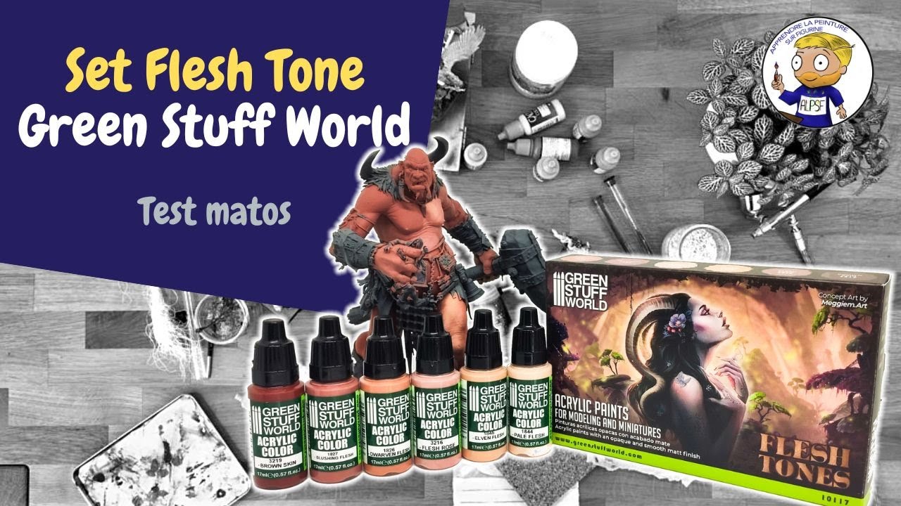 New Maxx Formula : je teste le Flesh Tone set de Green Stuff World - apprendre la peinture sur fig