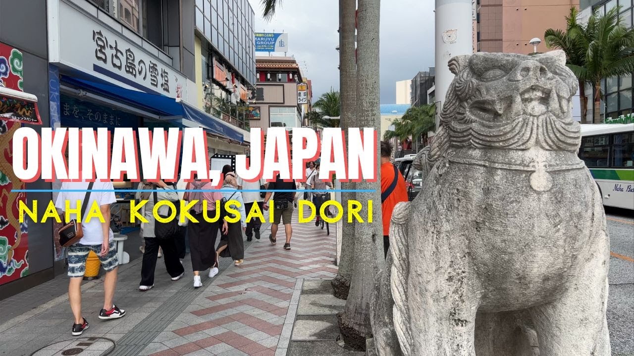 【4K】OKINAWA, JAPAN walking tour / Naha “Kokusai Dori”