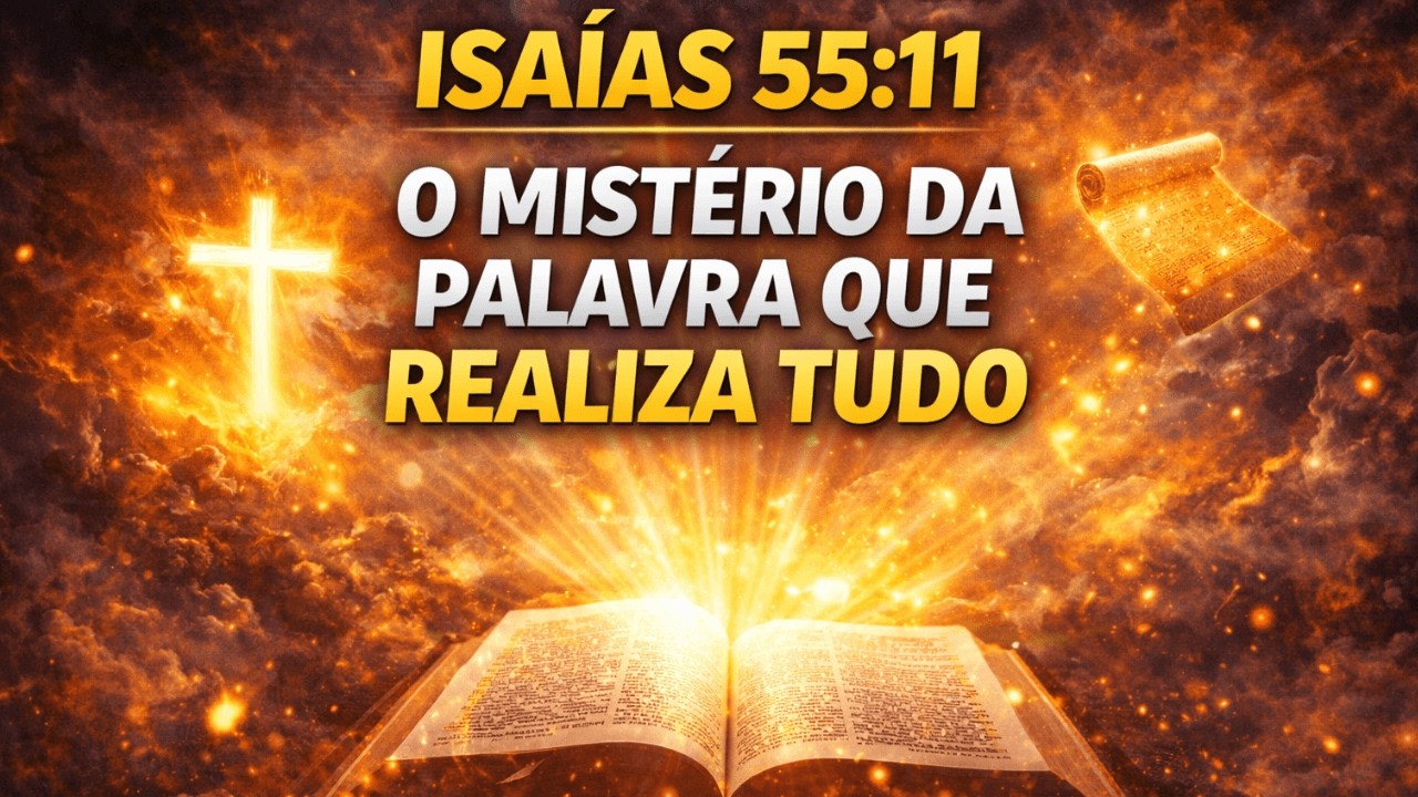 ISAIAS 55:11 - O MISTERIO DA PALAVRA QUE REALIZA TUDO