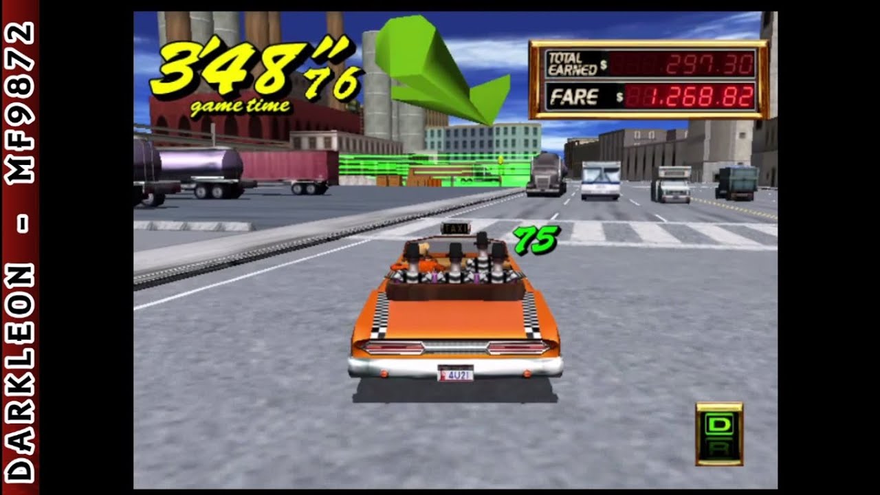 Dreamcast - Crazy Taxi 2 © 2001 Sega - Gameplay