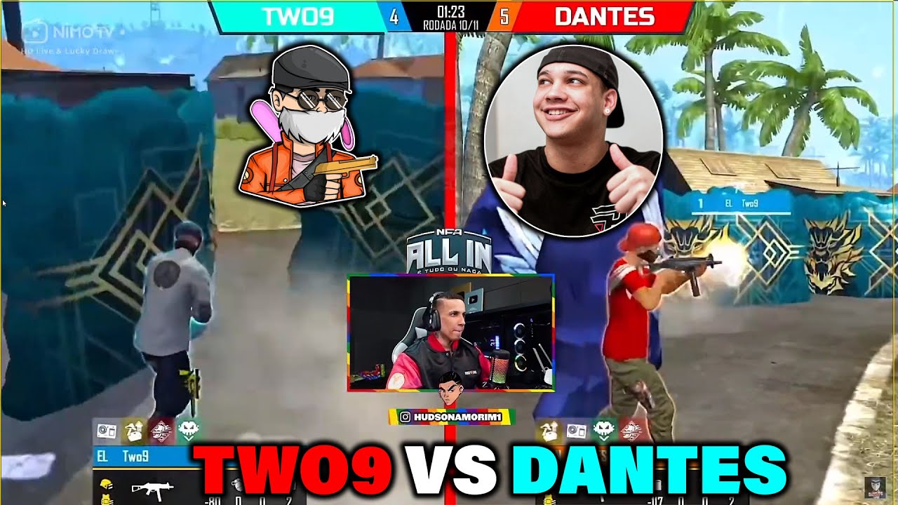 HUDSON AMORIM REAGINDO DANTES VS TWO9 - SEMI FINAL EMOCIONANTE ATE O ULTIMO SEGUNDO - NFA ALL IN