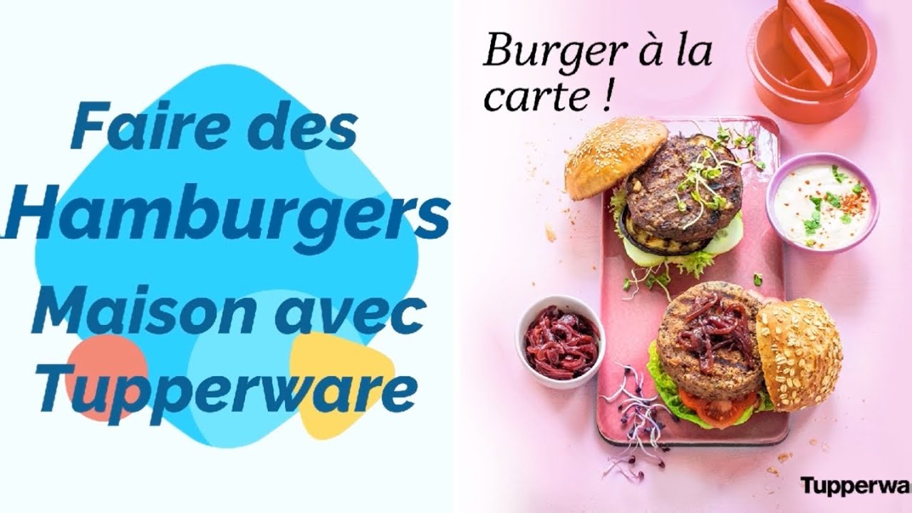 Tupperware - Set Hamburger