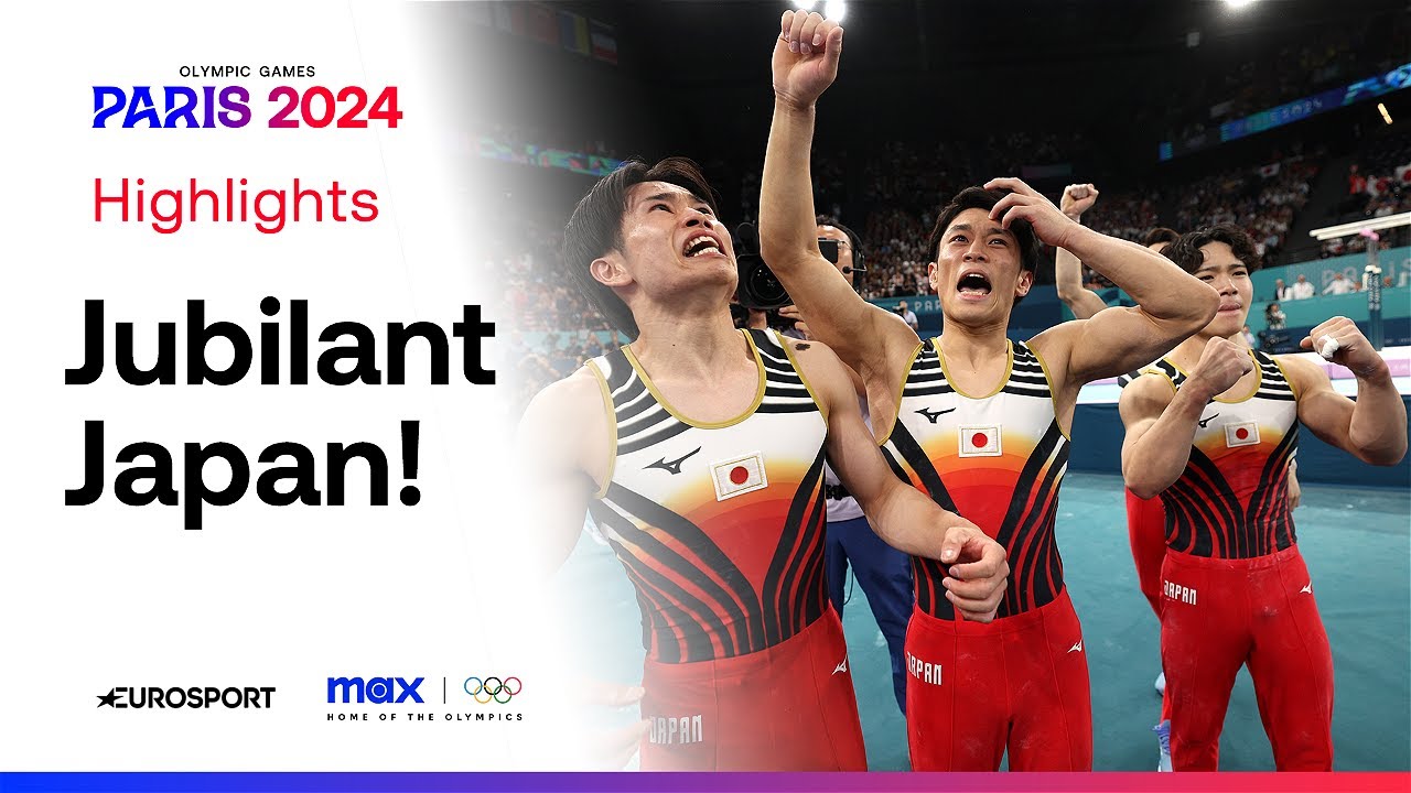 DRAMATIC ENDING! 🫨 | Japan win Gold in the Artistic Gymnastics Men's Team Final 🇯🇵 | #Paris2024
