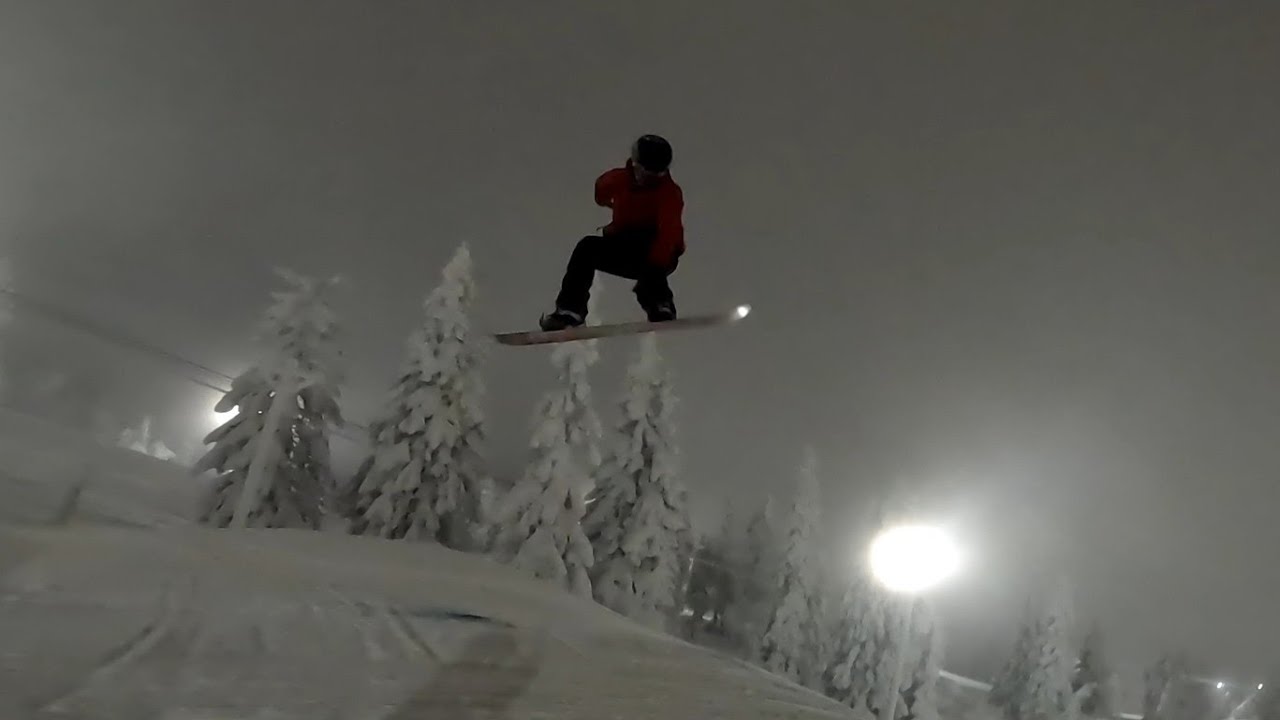 Iso-syöte snowpark #snowboarding