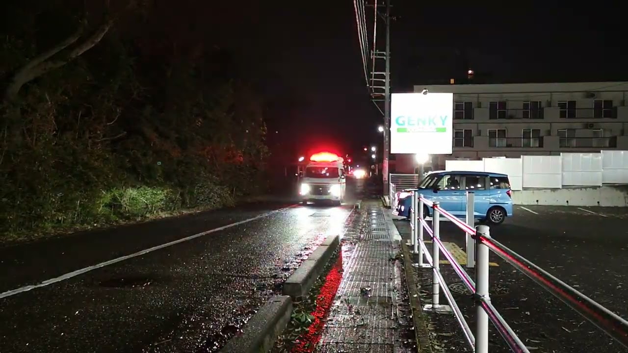 【傷病者の元へ迎え！】金沢市消防局 味噌蔵救急隊が緊急走行