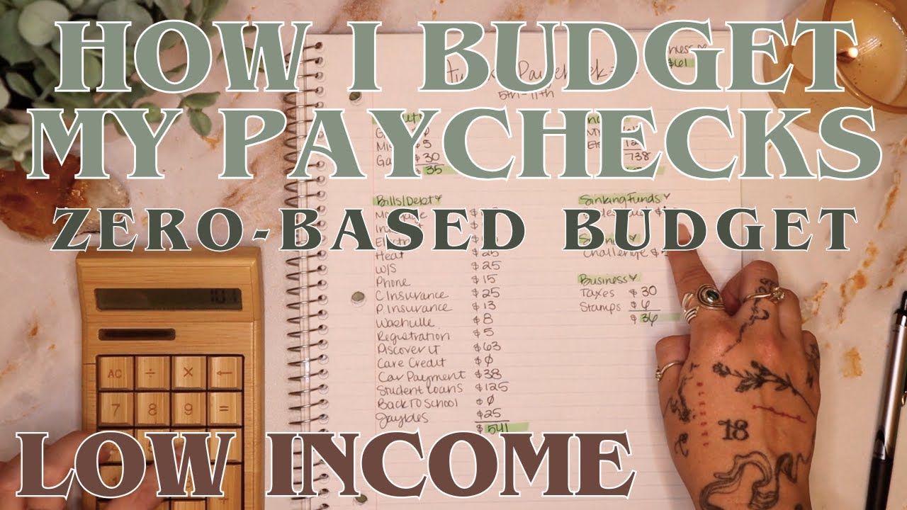 How I Budget My Paychecks | Weekly & Monthly Zero Based Budgeting | 25 Year Old Budgets