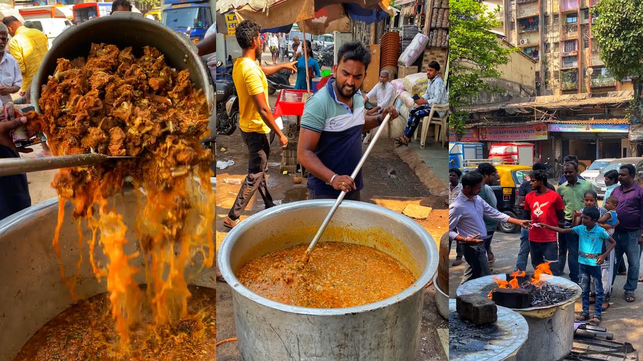 4M view Authentic Mutton Biryani Recipe in Huge Quantity at Famous Shop in Dharavi, Mumbai