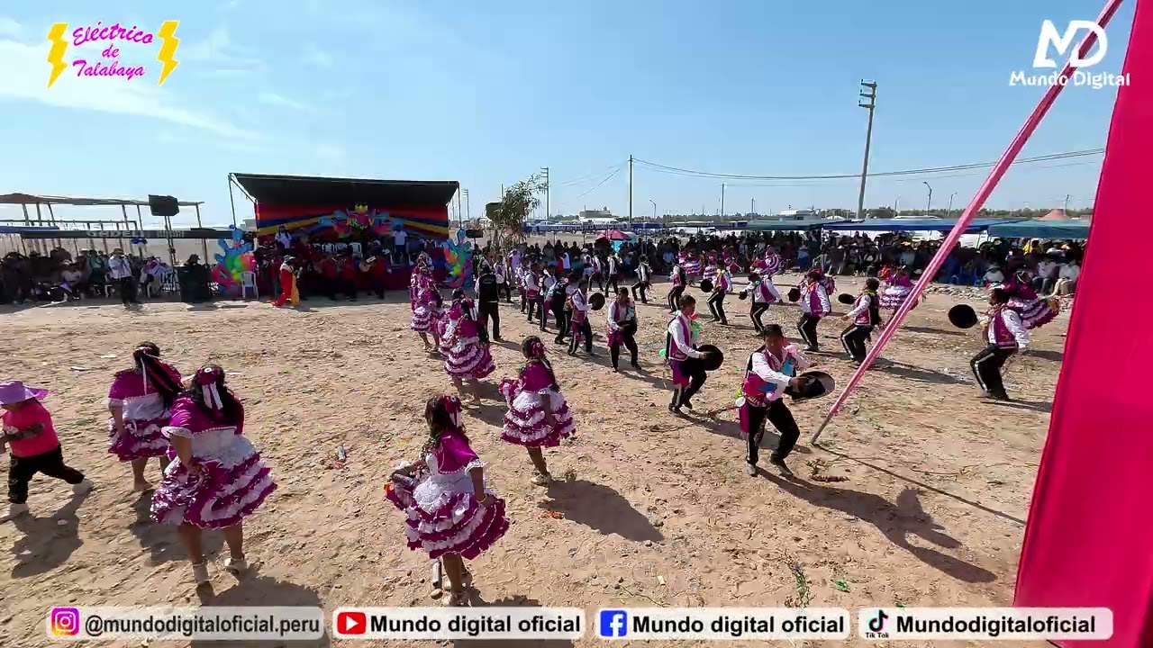 ⚡🎭 COMPARSA ELÉCTRICO DE TALABAYA encendiendo el CONCURSO CARNAVAL PLAYERO LOS PALOS–Tacna 2026 🔥🎶