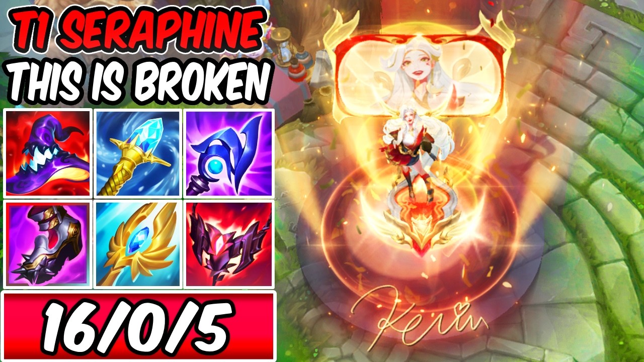 CLEAN ONE-SHOT SERAPHINE | HOW TO PLAY SERAPHINE MID & CARRY | T1 Seraphine | Best Build & Runes