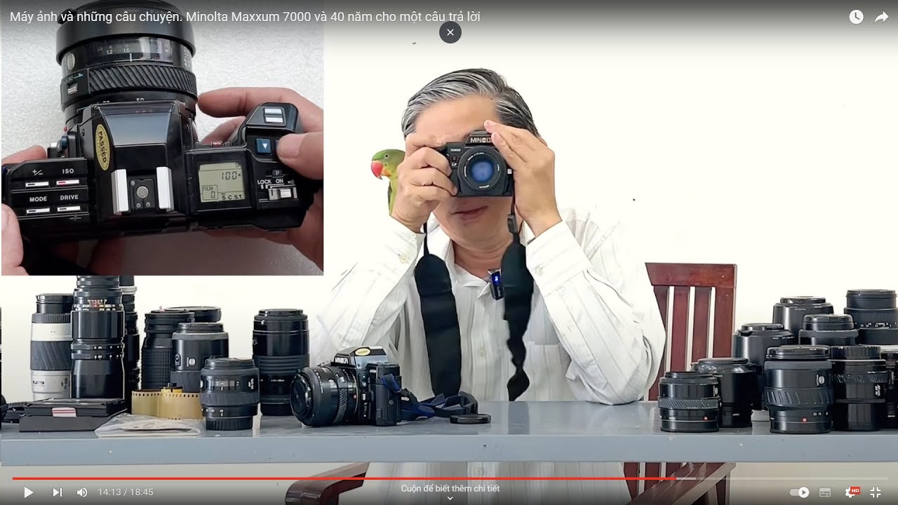 Minolta Maxxum 7000 và  40 năm cho một câu trả lời