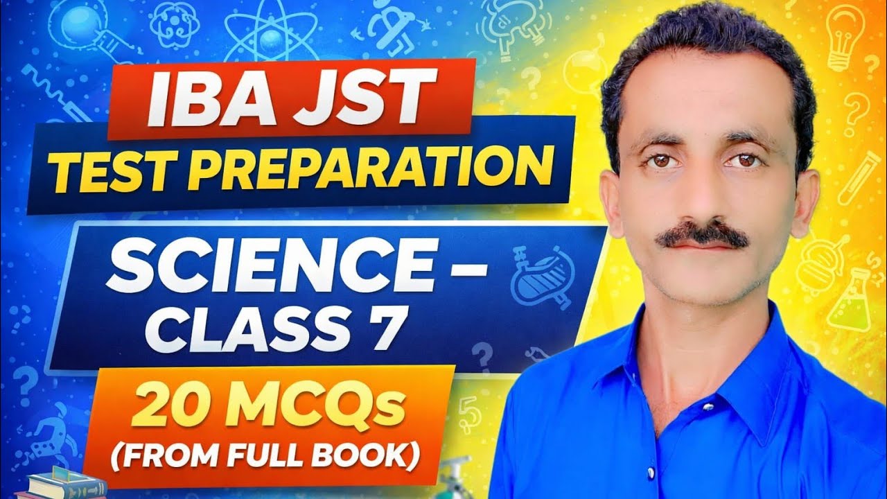 @JST preparation science class seven 20 MCQs