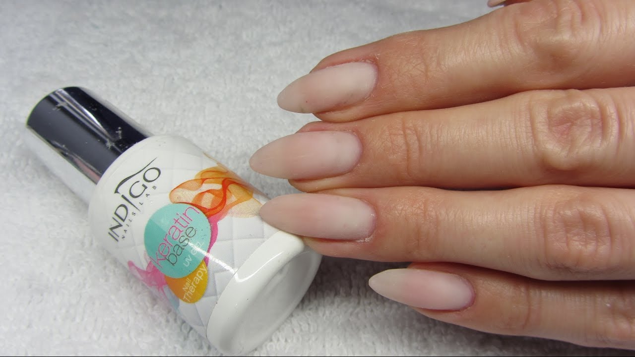 Szybkie uzupełnienie paznokci żelowych - KERATIN BASE Indigo Nails - Baza KERATYNOWA