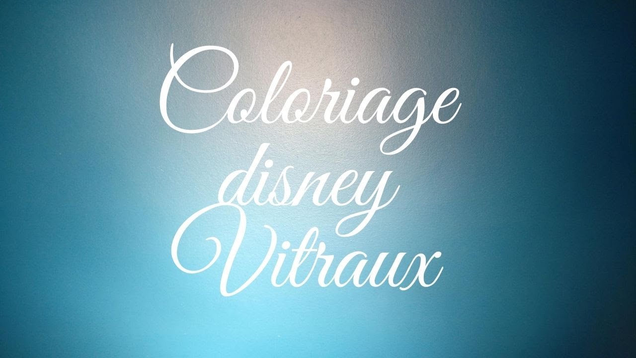 coloriage  dans disney vitraux