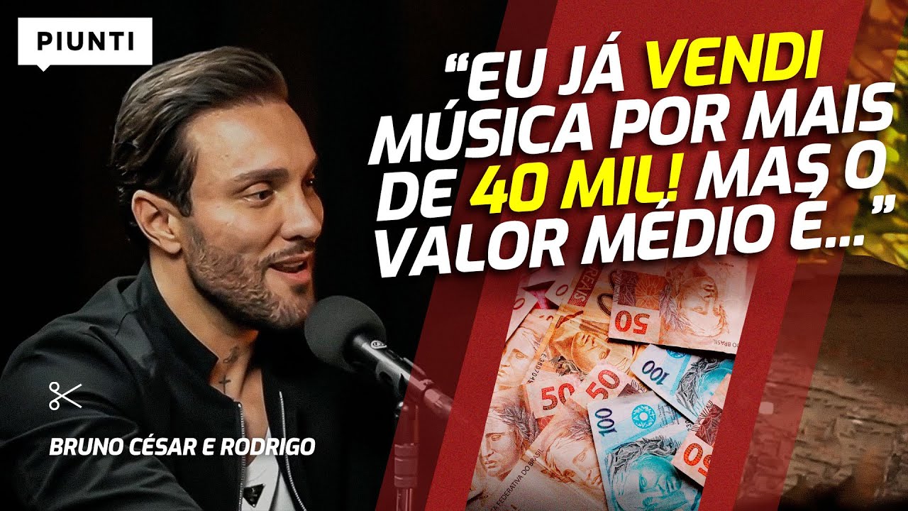 A REALIDADE FINANCEIRA DO COMPOSITOR NO BRASIL | Piunti entrevista Bruno C&eacute;sar e Rodrigo